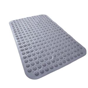พรมห้องน้ำฝักบัวอาบน้ำแบบนุ่มทำจาก PVC แบบกำหนดเองได้พรมกันลื่นแห้งเร็วพร้อมถ้วยดูดสำหรับนวดเท้าในอ่างอาบน้ำ - Product Image 5