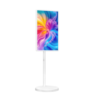 Pantalla de monitor de 32 pulgadas, pantalla táctil de señalización Digital, Android 15, 4 + GB 128, pantalla de TV inteligente, pantalla de monitor de TV portátil con cámara
