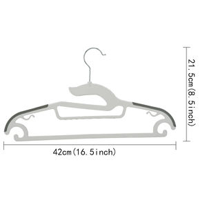 Charisma Durable <span class=keywords><strong>Plastic</strong></span> Kleiderbügel mit rutsch festen Pads Platzsparender Easy Slide Organizer für die Verwendung im Schlafzimmer - Product Image 2