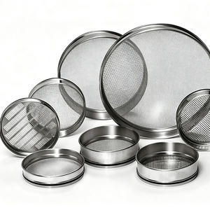 מסננת בדיקה מדויקת מפלדת אל-חלד הניתנת להתאמה אישית עם רשת מתכווננת להפרדת חומרים או הפרדת מוצקים-נוזלים - Product Image 4