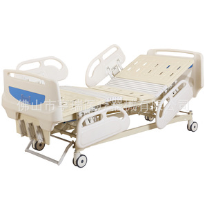 เตียงผู้ป่วยแบบปรับได้ 3 ฟังก์ชั่น รุ่น HR-633 ยี่ห้อ Henry Manual Hospital Bed ทำจากสแตนเลส สำหรับผู้สูงอายุและผู้ป่วยพักฟื้น - Product Image 2