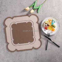 2024 gros irrégularité broderie multifonctionnel cuisine boisson tasse isolé napperons tapis