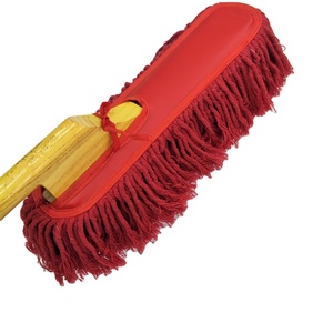 California Tùy Chỉnh Màu Bông Làm Sạch <span class=keywords><strong>Duster</strong></span> Bàn Chải Xe Di Động Với Tay Cầm Bằng Gỗ - Product Image 1
