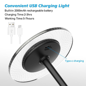 คู่ RGB ไฟ LED ที่ร่มรูปวงรีไฟกลางคืนไฟสร้างบรรยากาศตั้งโต๊ะตกแต่งห้องนอนของขวัญคริสต์มาส - Product Image 5