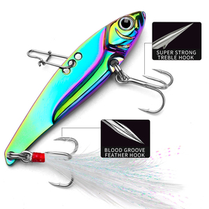 Nouvelle Leurre de Pêche Rotative en Métal Vib 5g 7g 12g 15g 20g, Cuillère Vibrante, Spinner, Jig - Product Image 5