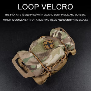 حقيبة إسعافات أولية تكتيكية للاستخدام الخارجي مع حجرة داخلية قابلة للفصل للصيد والنشر السريع - Product Image 6