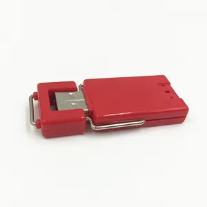 Gadget a granel regalos de negocios caja de plástico USB Sticks Cool Flip Flash Memory Pen Drive 1GB