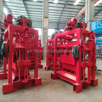 Machine manuelle de fabrication de blocs de ciment creux à faible coût pour petites usines en Chine, à vendre