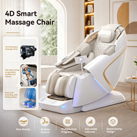 Sillón de Masaje Eléctrico 4D L50S con Doble Núcleo, Estiramiento Tailandés, Shiatsu, Gravedad Cero y Doble Mecanismo