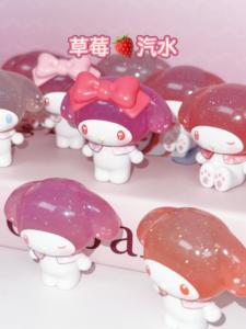 80 paquets en gros TOPTOY Sanrios <span class=keywords><strong>My</strong></span> <span class=keywords><strong>Melody</strong></span> & Kuromi Figurines miniatures style Ramune Boîte de collection de figurines mystères pour jouets cadeaux enfants - Product Image 5