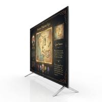 Televisor Inteligente Android 4K UHD para Hotel de 43/50/55/65/75/85 Pulgadas, sin Marco, Ultra Delgado, LED HDTV Negro para Entrada