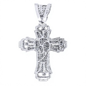 Bijoux D'vins : Meilleurs prix pour pendentifs en diamants VVS cultivés en laboratoire sur mesure, or massif 14 carats, certifiés IGI. - Product Image 1