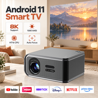 Projecteur 4K 300 pouces Android 1080p natif WiFi H716CPU 30000 Lumens Mise au point automatique Home Cinéma Projecteur intelligent pour entreprise