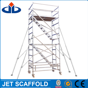 Tour d'échafaudage en aluminium de 6 m de hauteur, fabriquée selon la norme EN1004 - Product Image 3