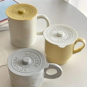 Fabricantes personalizar taza Simple vidrio cerámica taza <span class=keywords><strong>cubierta</strong></span> de polvo taza de agua <span class=keywords><strong>cubierta</strong></span> Universal accesorios silicona taza <span class=keywords><strong>cubierta</strong></span> - Product Image 2