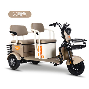 รถสามล้อไฟฟ้าสตาร์ 48V 3 ที่นั่ง แบบเปิดโล่ง สำหรับผู้สูงอายุและครอบครัว - Product Image 3