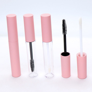 Venta al por mayor de tubos de brillo de labios rosa mate embalaje de tubo de pestañas contenedor de delineador de ojos tubos de rímel vacíos con cepillo - Product Image 6