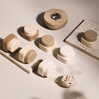 Gel à ongles très vendu 5g Noir mat Blanc Pot en crème Emballage de pot Vide Crème pour les yeux et le visage Soin de la peau Beurre corporel Pot avec couvercle