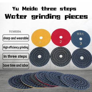 Chất lượng cao 4 inch nhựa kim cương đánh bóng Pads Mài công cụ cho đá cẩm thạch Granite đá thạch anh - Product Image 2