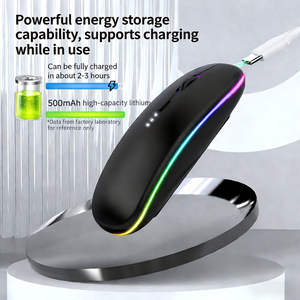 Portable Light-Weight <b>Mouse</b> Ultra-thin Rechargeable with 2.4 RGB for Laptop - Product Image 4