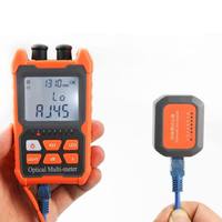 Compteur de puissance à fibre optique portable tout-en-un avec source laser 5km/10km Localisateur visuel de défauts Power Meter Handheld VFL