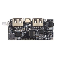 Module de charge numérique LCD avec double port USB 5V 1A 2.1A pour batterie au lithium 18650, chargeur de batterie externe mobile