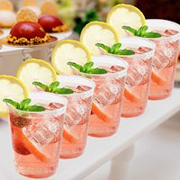 Verres à shot jetables en plastique PS imprimés UV personnalisés, gobelets rigides à paroi simple de 1 oz à 16 oz, écologiques et biodégradables pour les promotions
