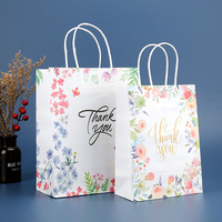 Sac en papier kraft personnalisé avec votre propre logo petit sac à provisions en papier artisanal blanc marron de luxe sac cadeau en papier pour Noël
