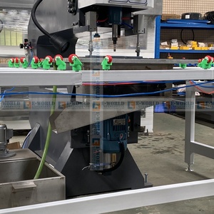 Macchina di perforazione di vetro automatica orizzontale a doppia testa utilizzata per la perforazione di fori rotondi - Product Image 6