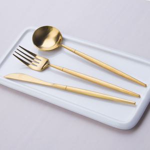 بسعر الجملة رخيص على الطراز الاسكندنافي ملعقة سلطة وشوكة من الفولاذ المقاوم للصدأ - Product Image 3