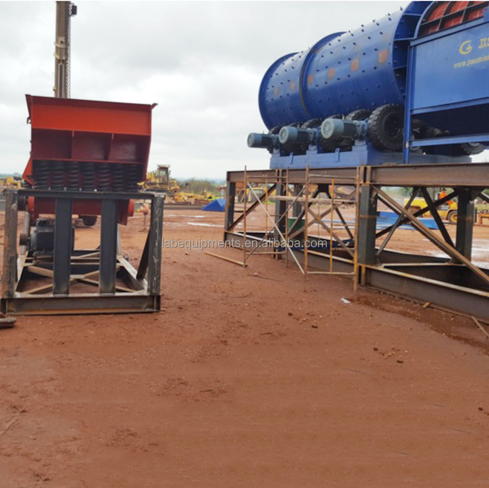 50TPH Diamond Gold Mining Equipment - Trommel Washing Plant