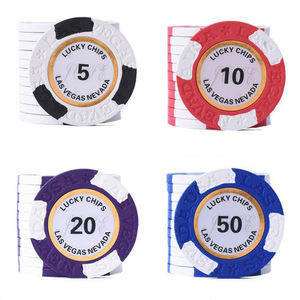 ชิปโป๊กเกอร์ดินเผาเซรามิกสำหรับคาสิโน12g 14G ชิปสำหรับเล่นกอล์ฟตามสั่ง - Product Image 6