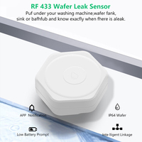 WiFi Système de sécurité domestique intelligent Kit de bricolage Détecteur de fuite d'eau sans fil avec passerelle d'alerte Capteur de fuite goutte à goutte pour la sécurité domestique