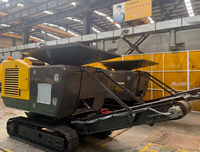 Concasseur à mâchoires sur chenilles portable MONDE, capacité max. 350 t/h, pour le concassage de pierres sur chantier, la démolition et le recyclage des déchets