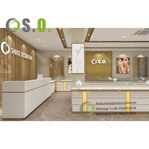 Joyería oro diamante vitrina diseño privado personalizado de gama alta mostradores de lujo - Product Image 1