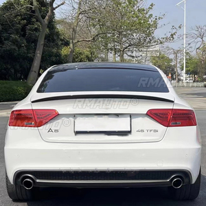 Aileron de coffre arrière pour Audi A5 S5 4 portes 2009 2010 2011 2012 2013 2014 2015 2016, becquet de toit arrière de voiture, aileron séparateur - Product Image 5
