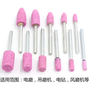 Ceramic Grinding Heads Cylindrical Conical Diamond Abrasive Fine Medium For Die <b>Grinder</b> Polishing Pads - Product Image 2