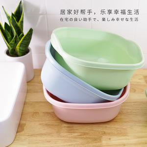 Oval Plastic Basin 27cm For Washing Face Laundry Household Use - Product Image 4