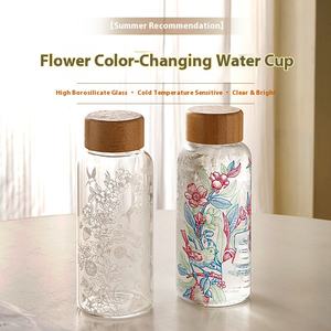 550ml verre à haute teneur en borosilicate tasse à infusion froide grande capacité verres à thé et boissons à changement de couleur - Product Image 3