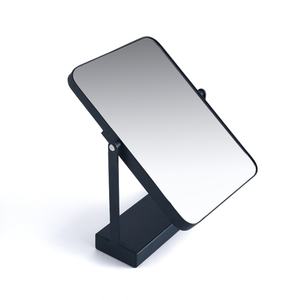 High Quality Adjustable Customize Luxury Metal Support Logo Fashion Cosmetic Desktop Makeup <b>Mirror</b> - Product Image 5