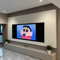 Meuble TV de salon de luxe, support de télévision, console, table basse et combinaison de meuble TV