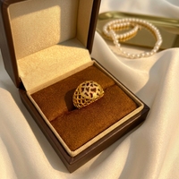 Bague à clipser motif léopard en argent sterling S925 plaqué or 18 carats, style Old Money, luxueuse et unisexe