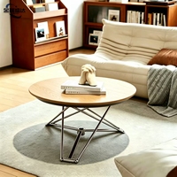 Table basse pliable Jinruishengda avec structure en acier, hauteur réglable, plateau en pierre, surface lisse, design compact pour l'extérieur