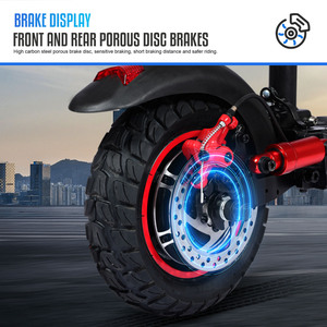 Scooter Eléctrico Plegable J11PLUS de Largo Alcance (60 km), Dos Ruedas, Aluminio, 150 kg, 1200 W, 48 V, 21 Ah, Potente, Descuentos por Volumen de Fábrica - Product Image 3