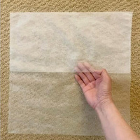 Protège-taches de maquillage et cache-visage essentiel pour cabine d'essayage de magasin de vêtements, en non-tissé translucide et respirant