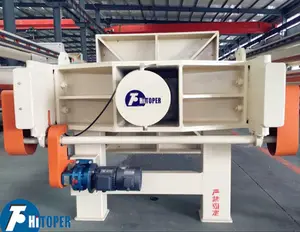 Recessed automatic filter press dewateing sand washing sludge of high efficiency