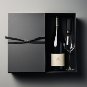 กล่องไวน์ขวดใหญ่ฝาปิดและฐานกล่องไวน์สำหรับเป็นของขวัญแชมเปญขนาด100มล. <span class=keywords><strong>ต</strong></span>ัวอย่างไวน์1แพ็ค - Product Image 2