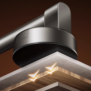 Barre porte-serviettes double murale en alliage d'aluminium, résistante à la rouille, design minimaliste pour salle de bain - Product Image 4