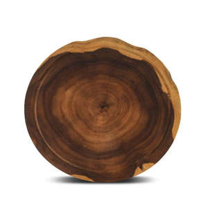 Tronco albero tagliere in legno rotondo naturale tagliere tagliere tagliere in legno tagliere per formaggi Pizza per ristorante - Product Image 1