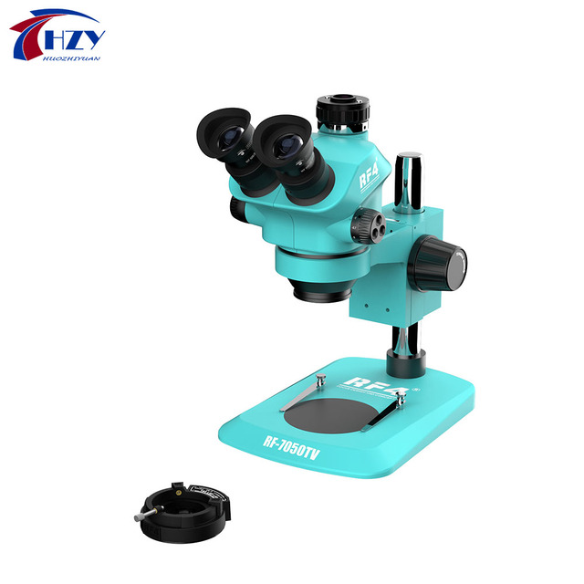 RF7050TV Stereo Trinocular Microscope Industrial Factory Microscope for PBC Notebook Computer Hardware Repair